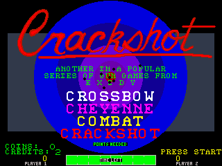 Crackshot (version 2.0) Title Screen